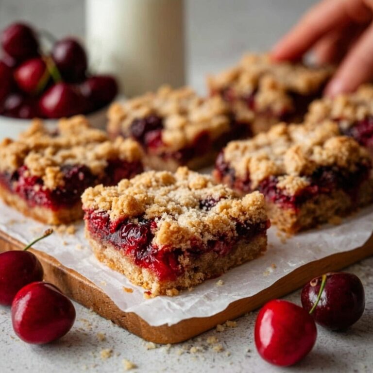 Cherry Crumble Bars Recipe