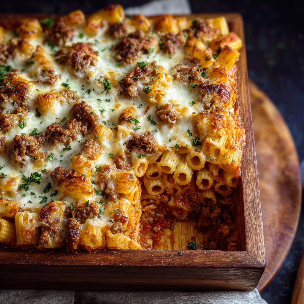 Pasta Bake with Sausage (Baked Ziti) Recipe - Recipe Image