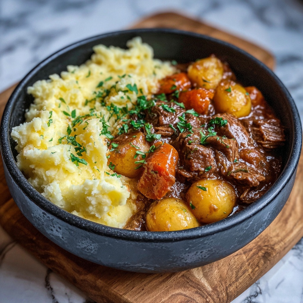 One Pot Beef Bourguignon Recipe - Recipe Image