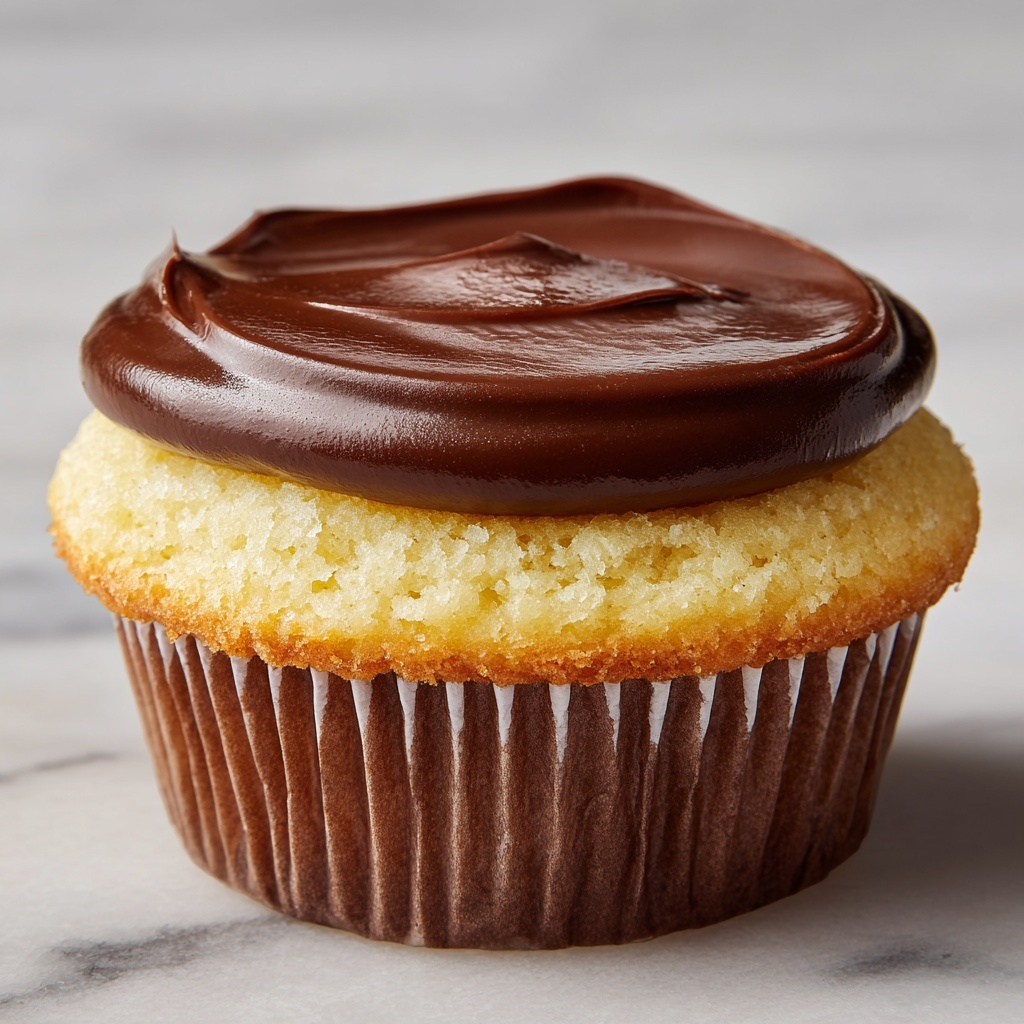 Boston Cream Pie Cupcakes Recipe - Recipe Image