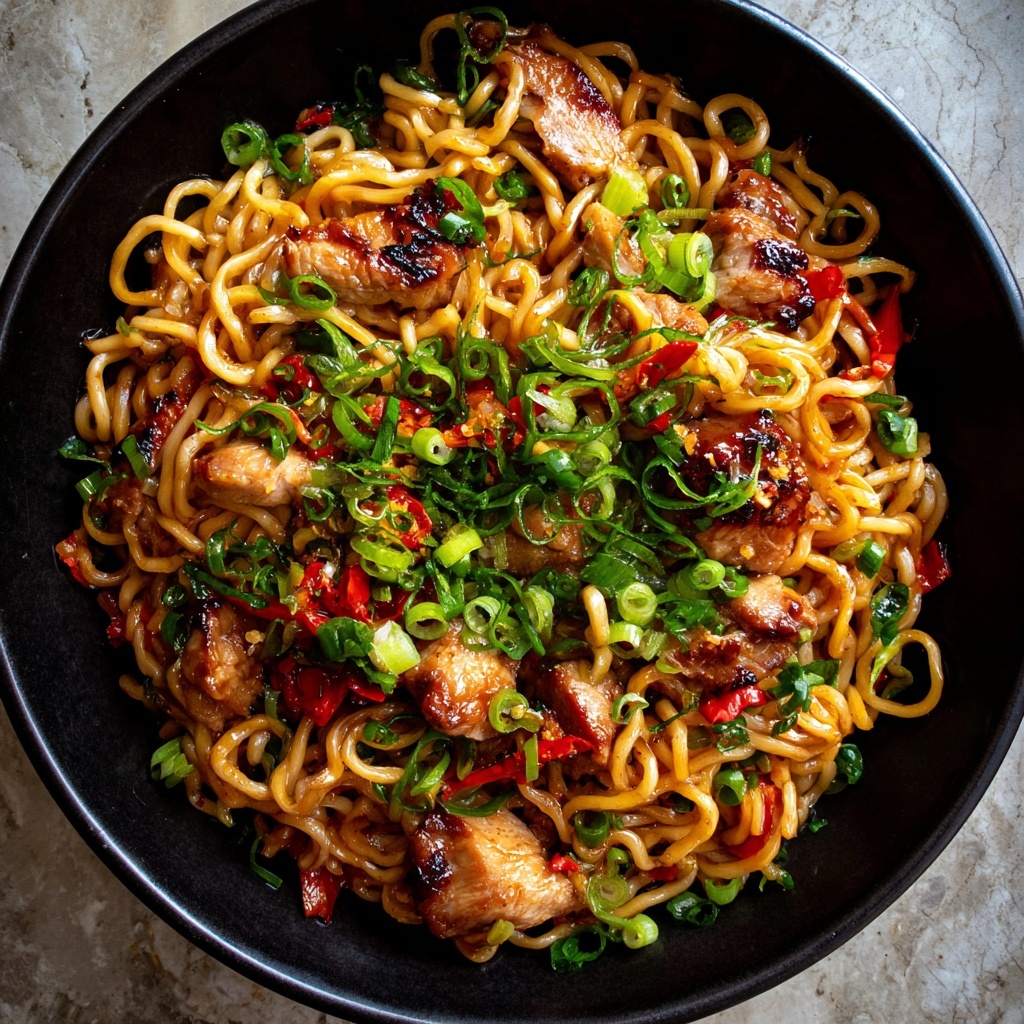 Chicken Ramen Stir Fry Recipe - Recipe Image
