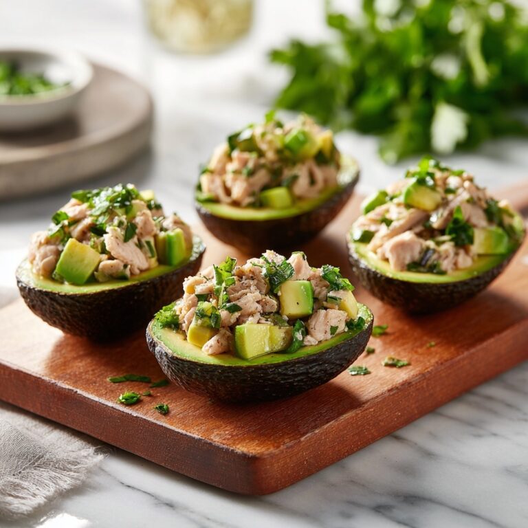 Tuna Avocado Boats Recipe