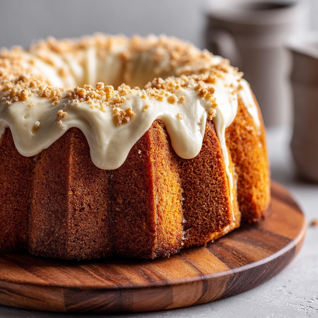 Sweet Potato Cream Cheese Pound Cake Recipe - Recipe Image