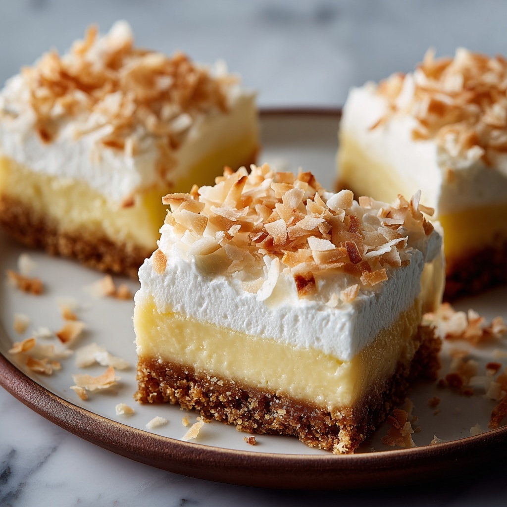 Coconut Cream Pie Bars Recipe - Recipe Image