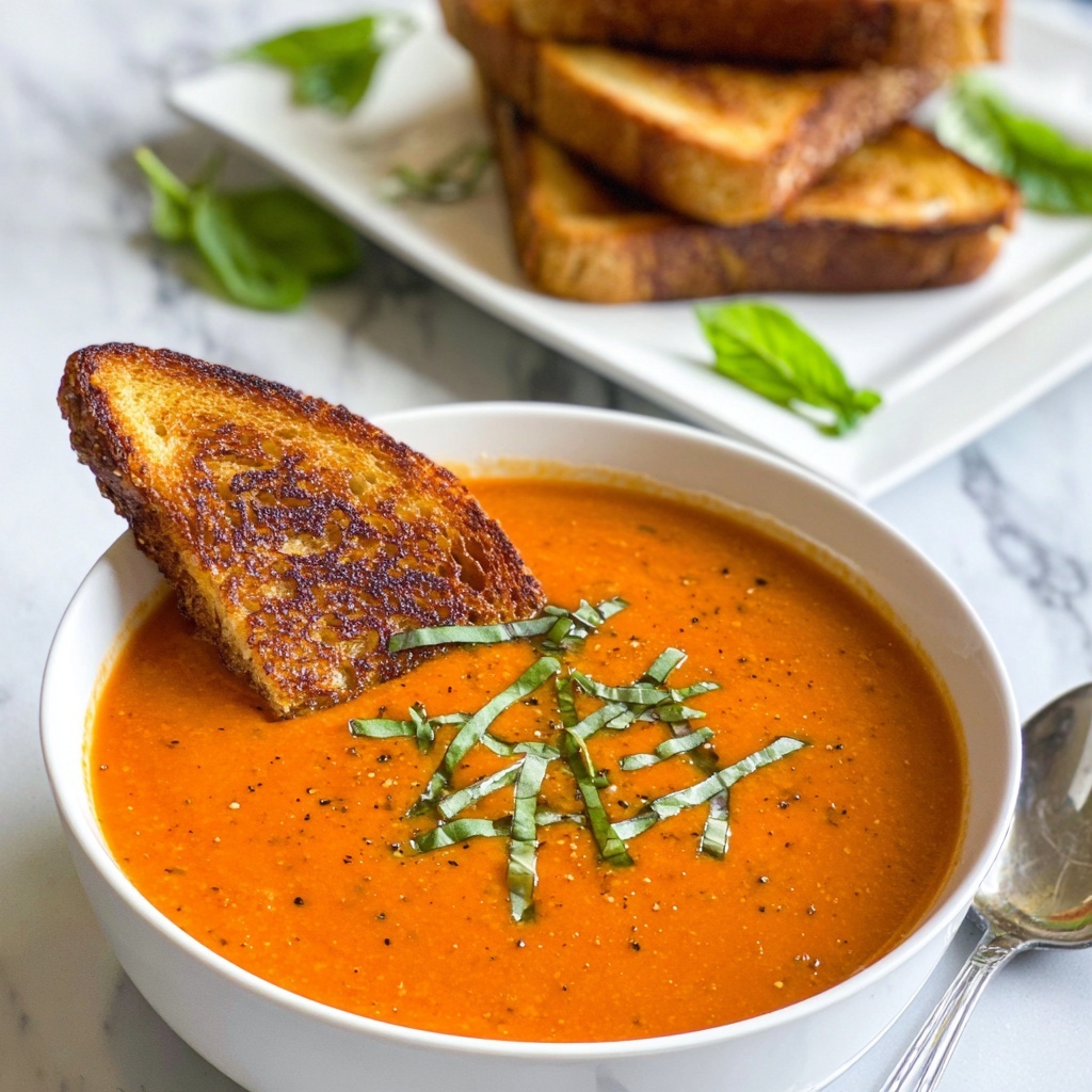 Roasted Red Pepper & Tomato Soup Recipe - Recipe Image