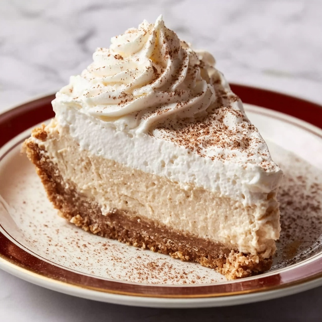 Eggnog Cheesecake with Nutmeg Whipped Cream Recipe - Recipe Image