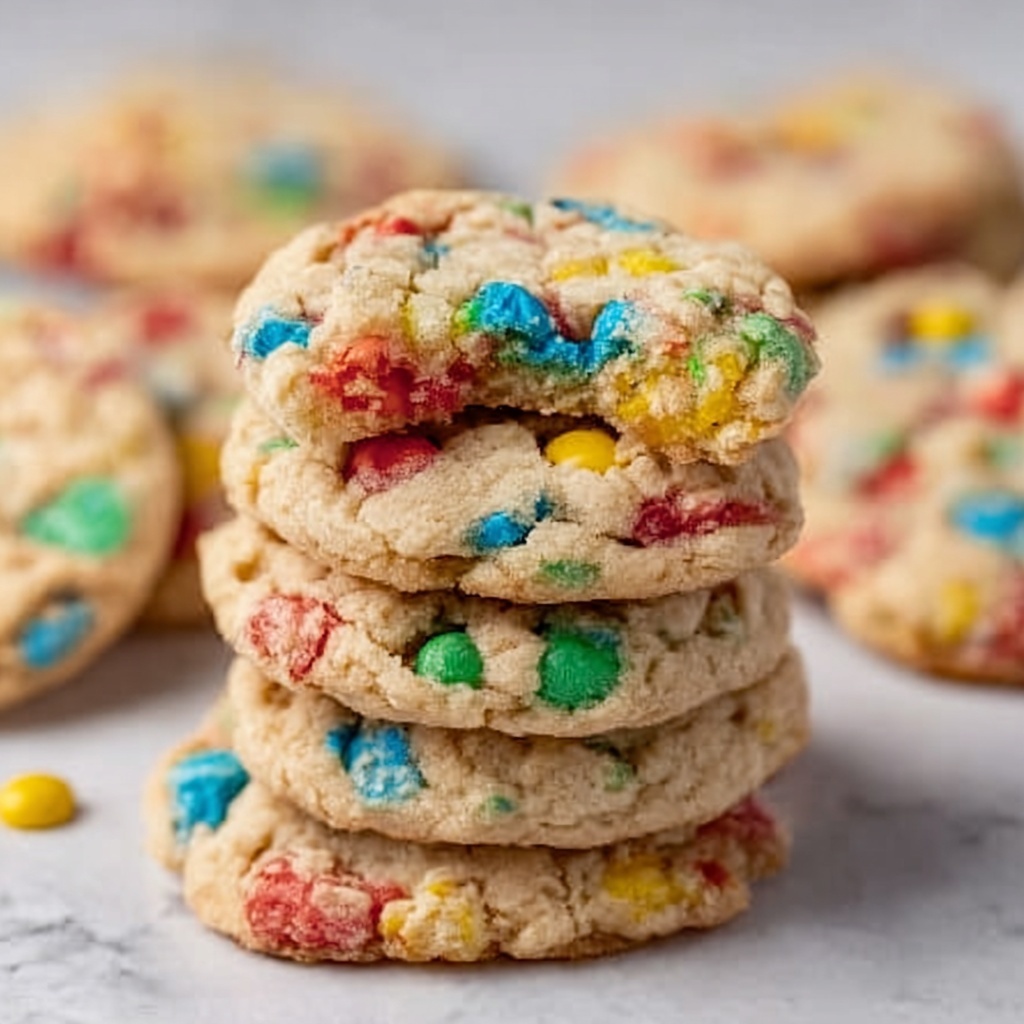 Fruity Pebbles Cake Mix Cookies Recipe - Recipe Image