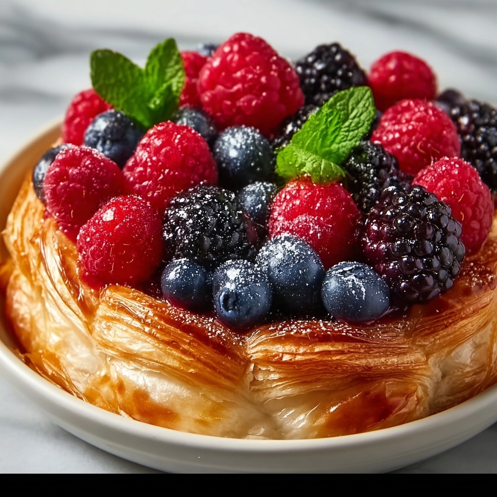 Berry Croissant Bake Recipe - Recipe Image