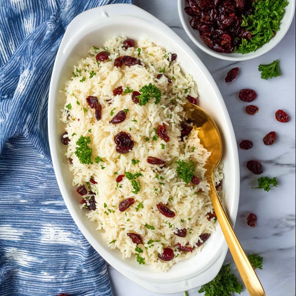 Rice Pilaf with Cranberries Recipe - Recipe Image