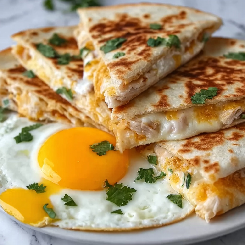 Fried Egg Quesadilla with Avocado Recipe - Recipe Image