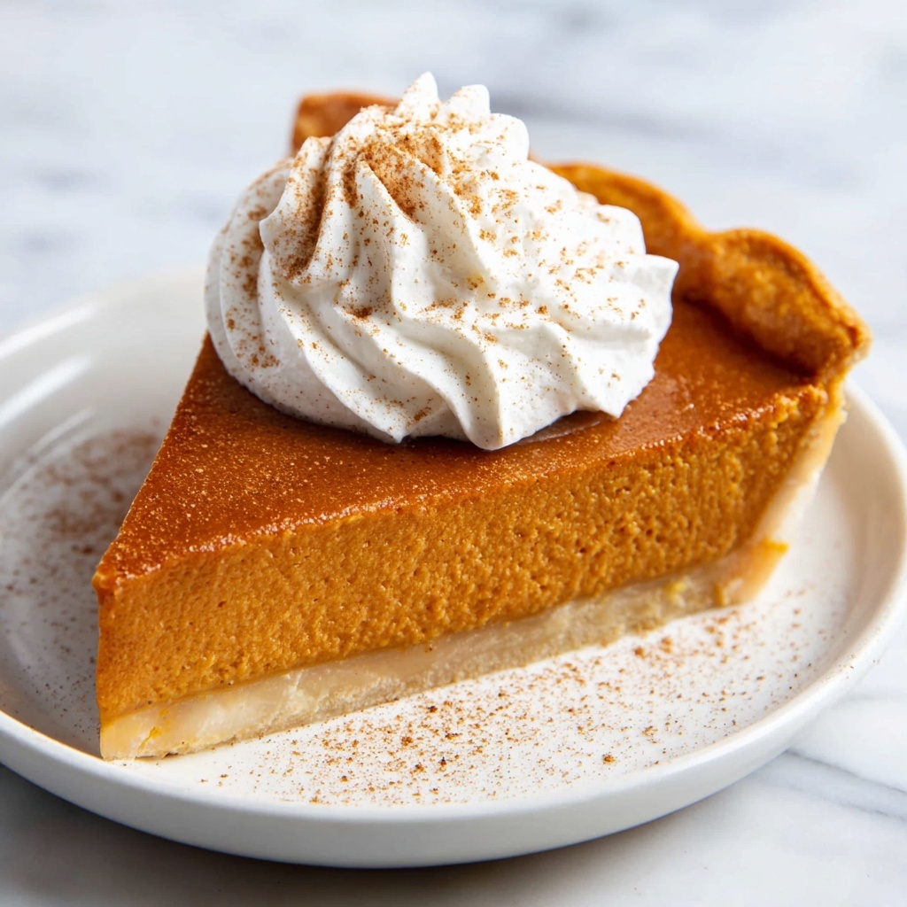 Crustless Pumpkin Pie Recipe - Recipe Image
