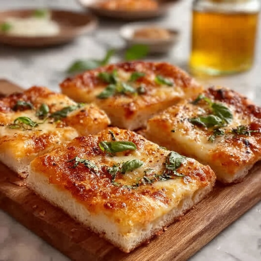 Hot Honey Garlic Bread Pizza Recipe - Recipe Image