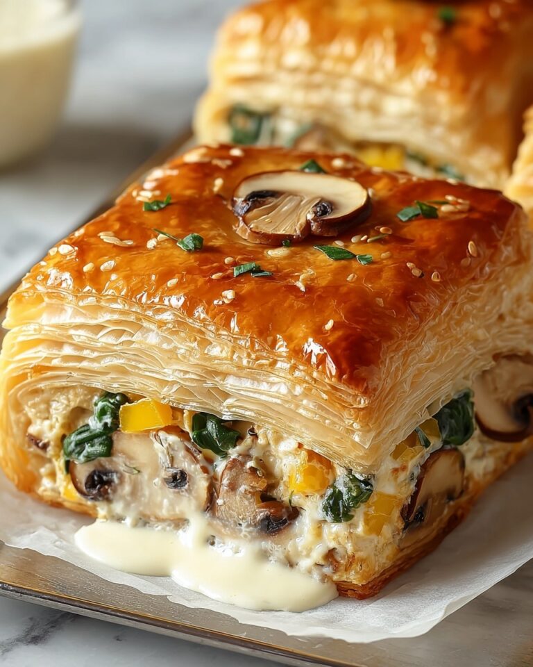 Cheesy Baked Vegetable Rolls Recipe