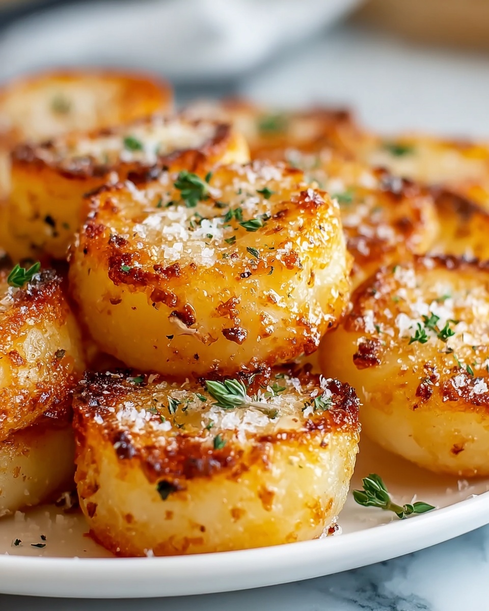 Oven Crispy Parmesan Potatoes Recipe - Recipe Image