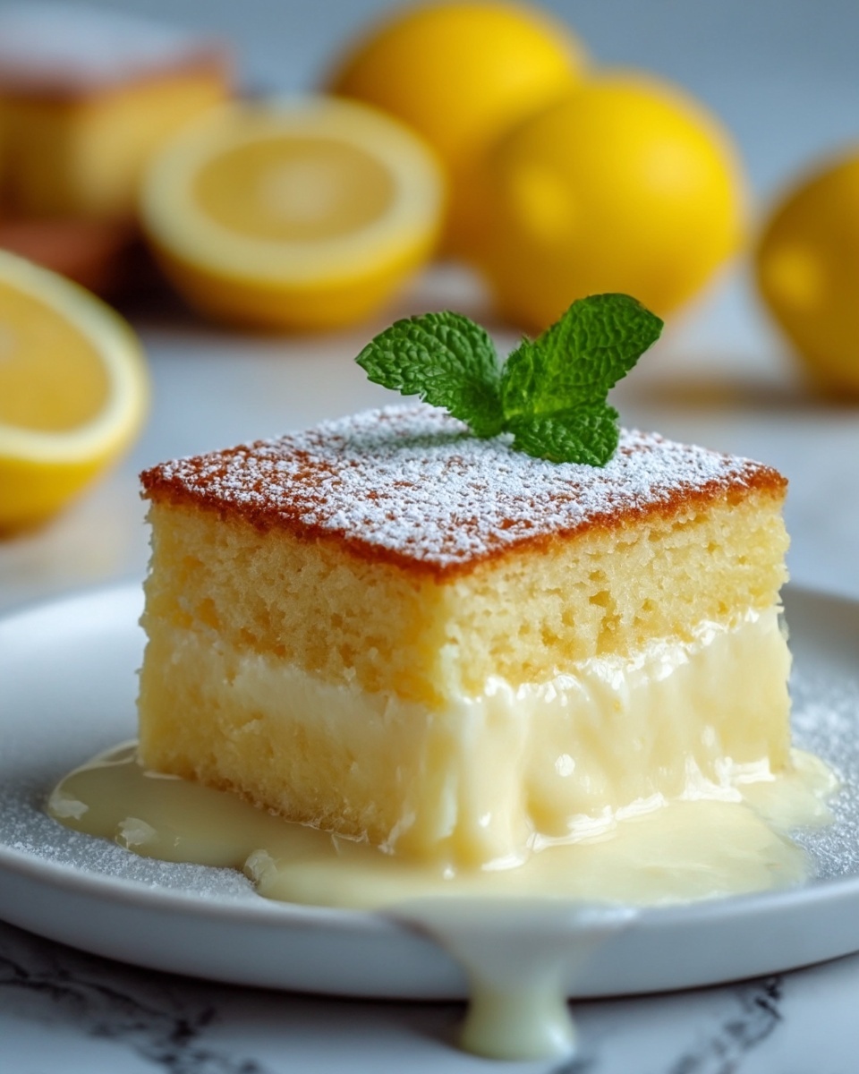 Lemon Custard Cake Recipe - Recipe Image