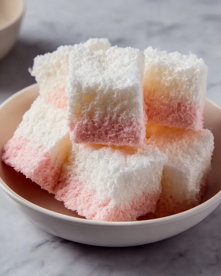 Pink and White Coconut Ice Squares Recipe