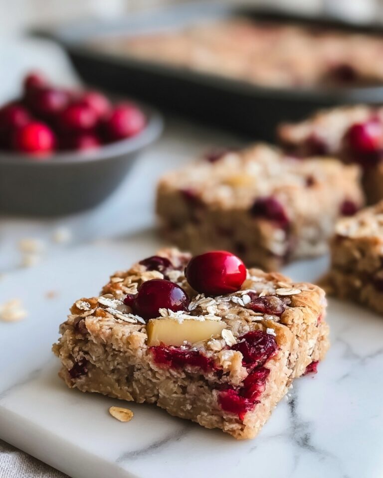 Apple Cranberry Baked Oatmeal Recipe
