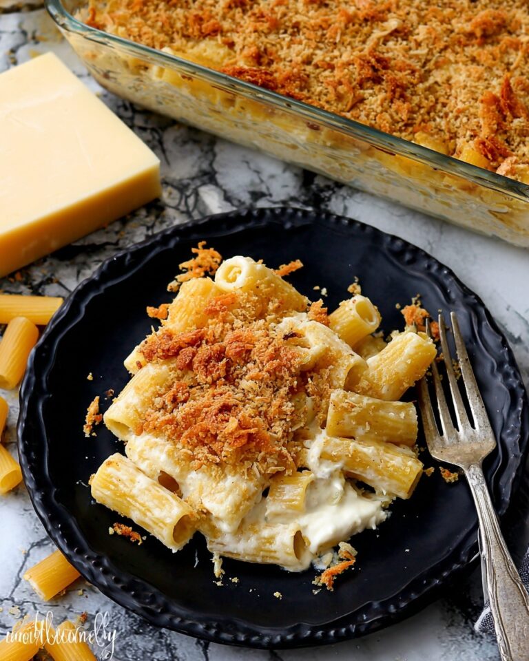 Four Cheese Baked Macaroni and Cheese Recipe