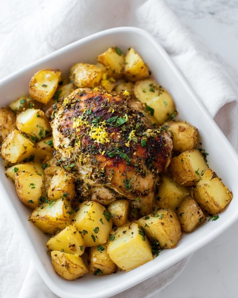 Baked Lemon Chicken and Potatoes Recipe