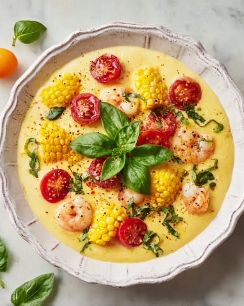 Summer Sweet Corn Gazpacho Recipe - Recipe Image