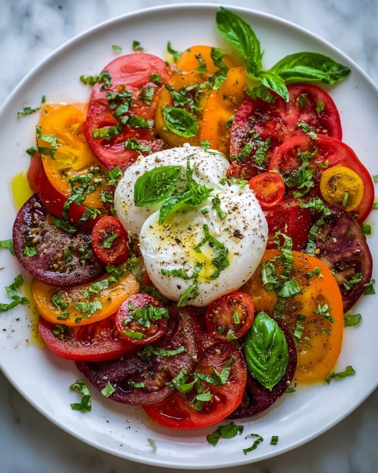 Fresh Tomato Burrata Salad Recipe