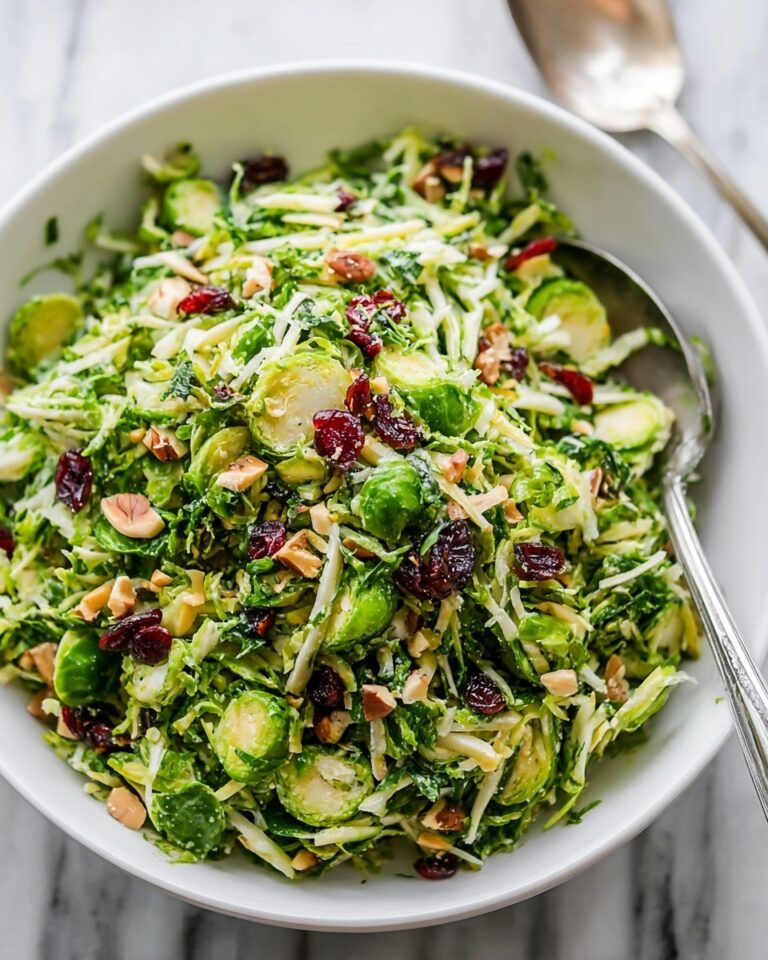 Fresh Shaved Brussels Sprout Salad Recipe