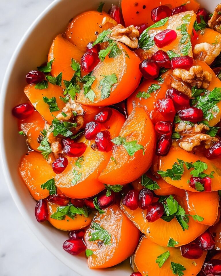 Fresh Persimmon Pomegranate Salad Recipe