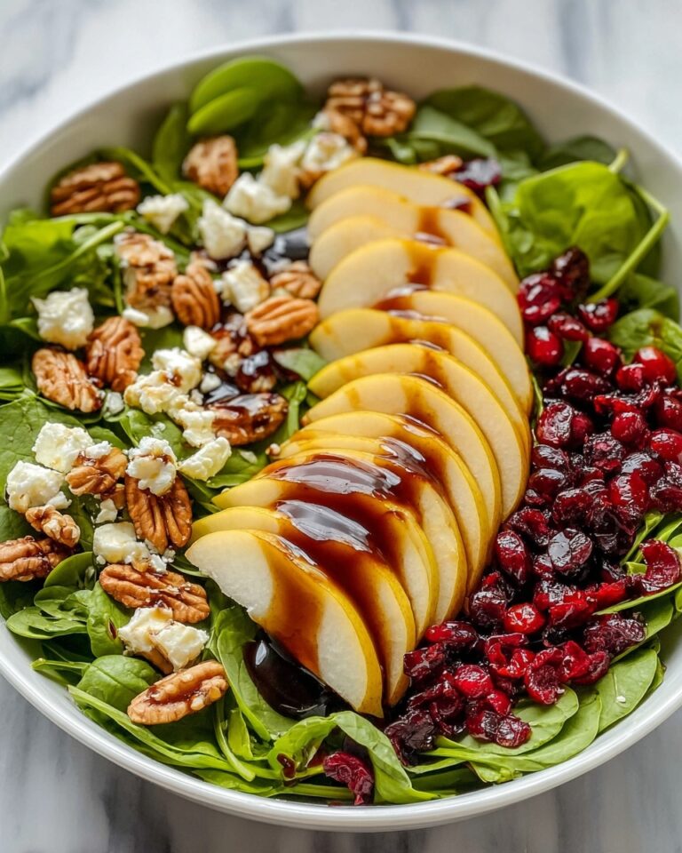 Fresh Pear Salad with Balsamic Vinaigrette Recipe
