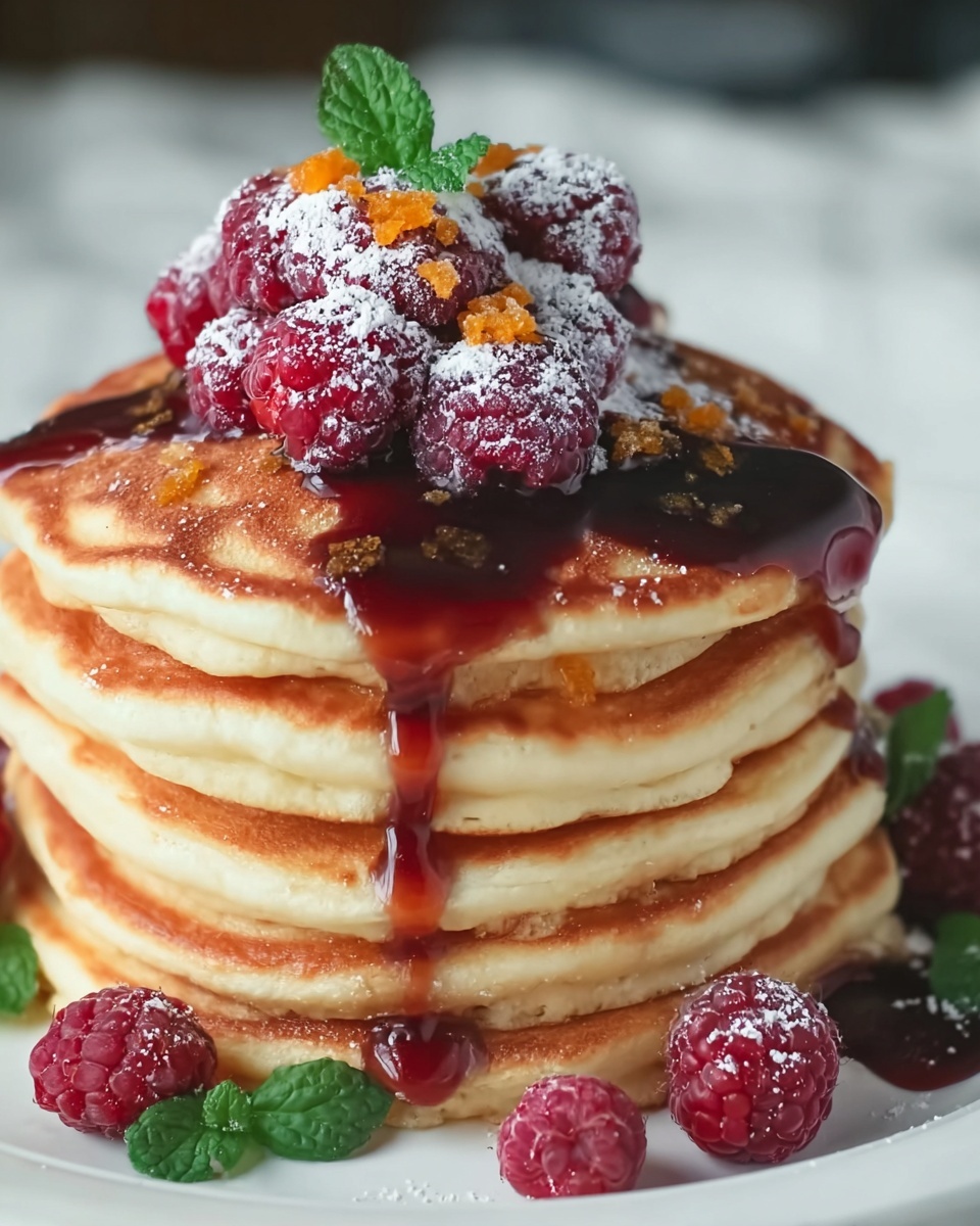 Raspberry Carrot Cake Pancakes Recipe - Recipe Image