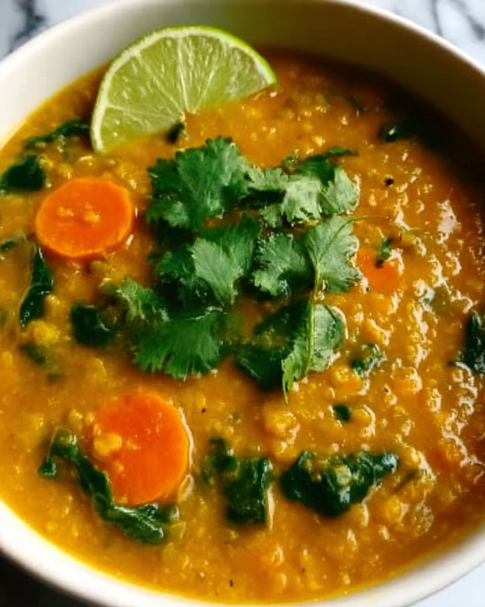 Slow Cooker Golden Lentil Soup Recipe - Recipe Image