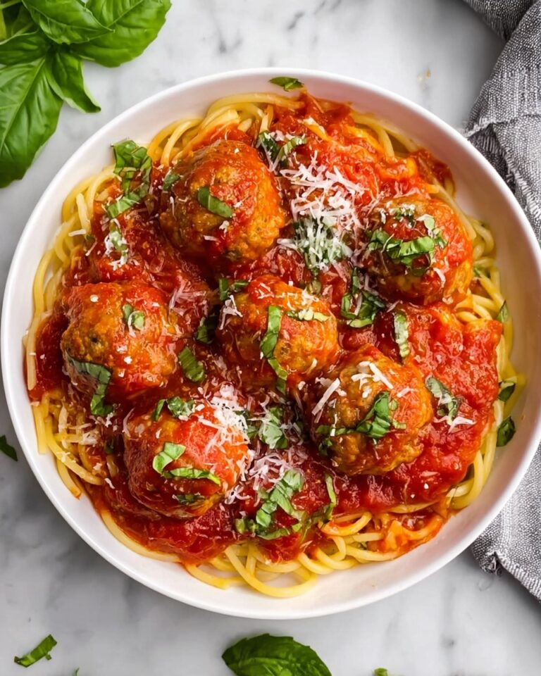 Classic Homemade Meatball Marinara Recipe