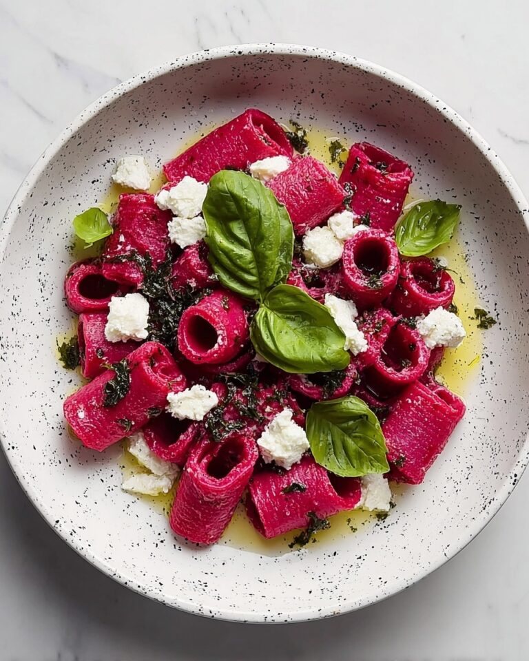 Creamy Beetroot and Feta Pasta Delight Recipe