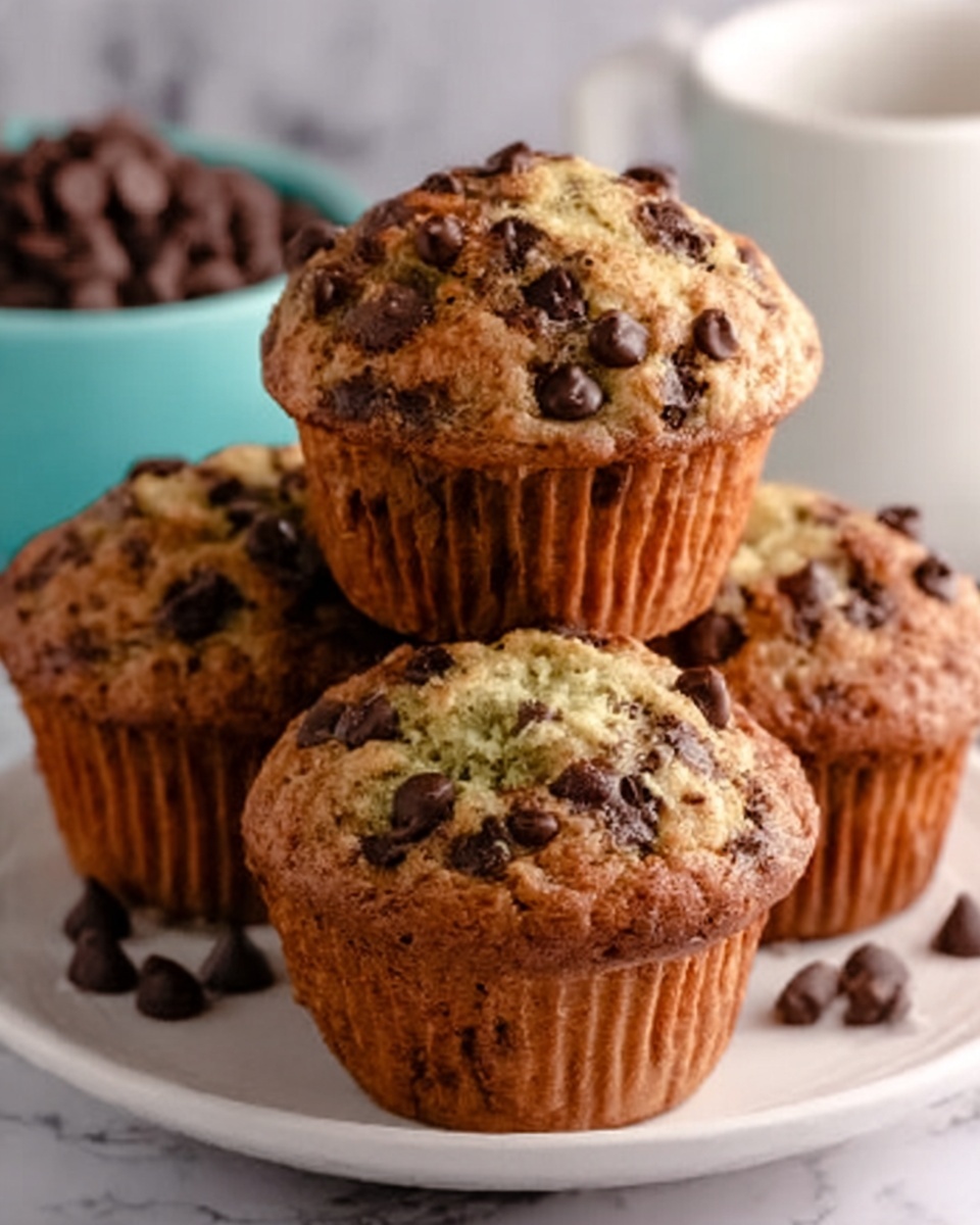 Chocolate Chip Zucchini Muffins Recipe - Recipe Image