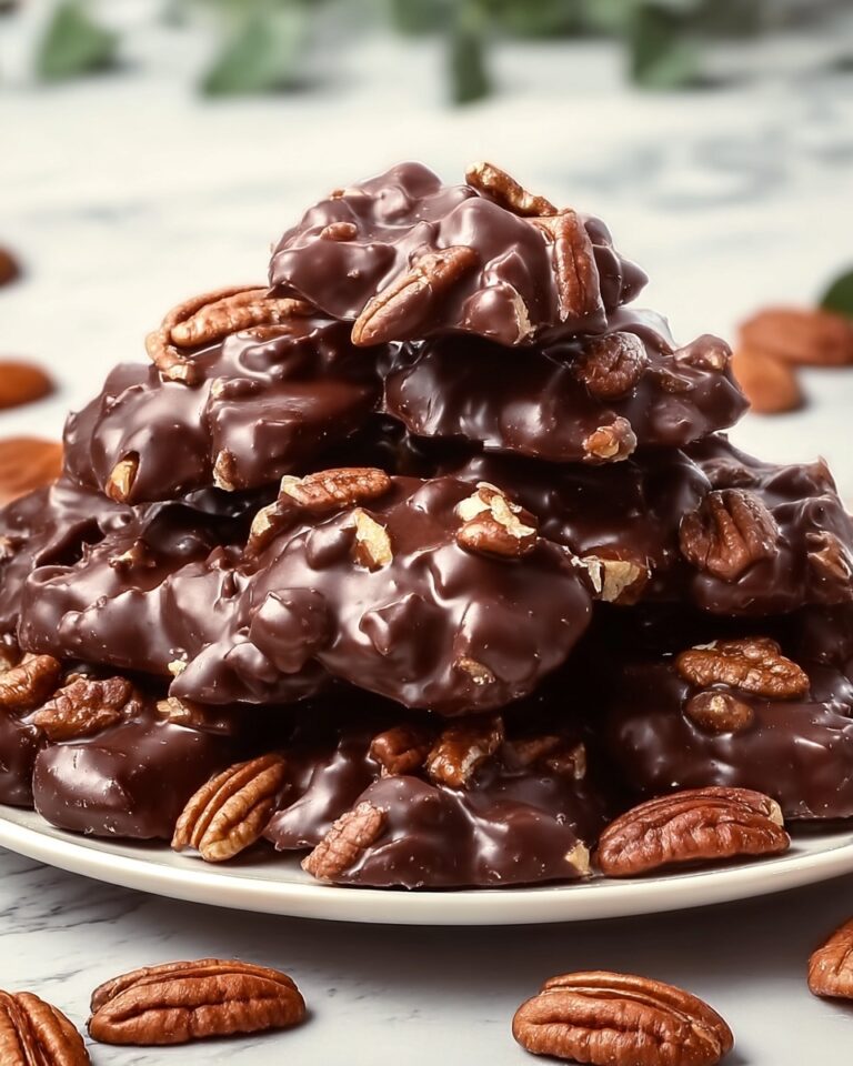 Chocolate Pecan Turtle Clusters Recipe