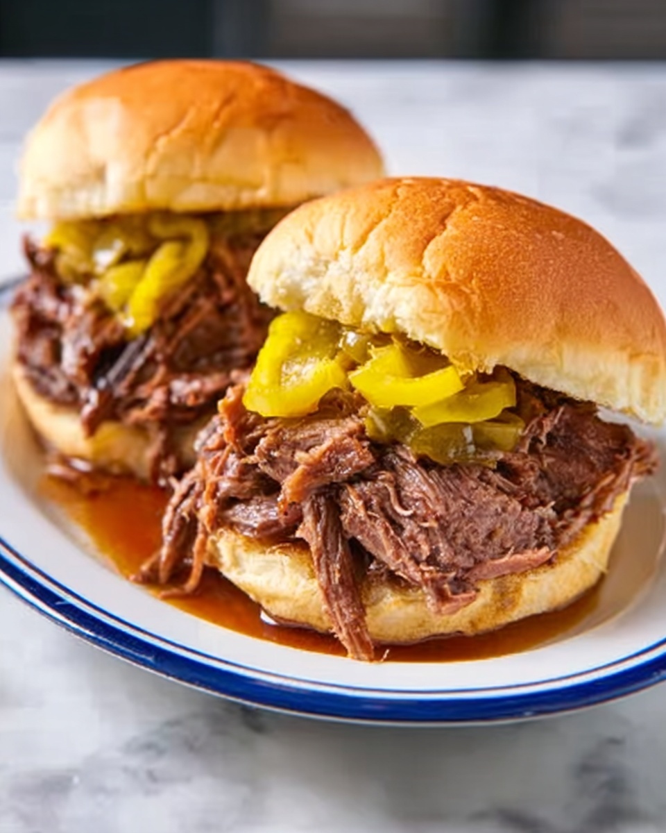 Slow Cooker Mississippi Pot Roast Sliders Recipe - Recipe Image