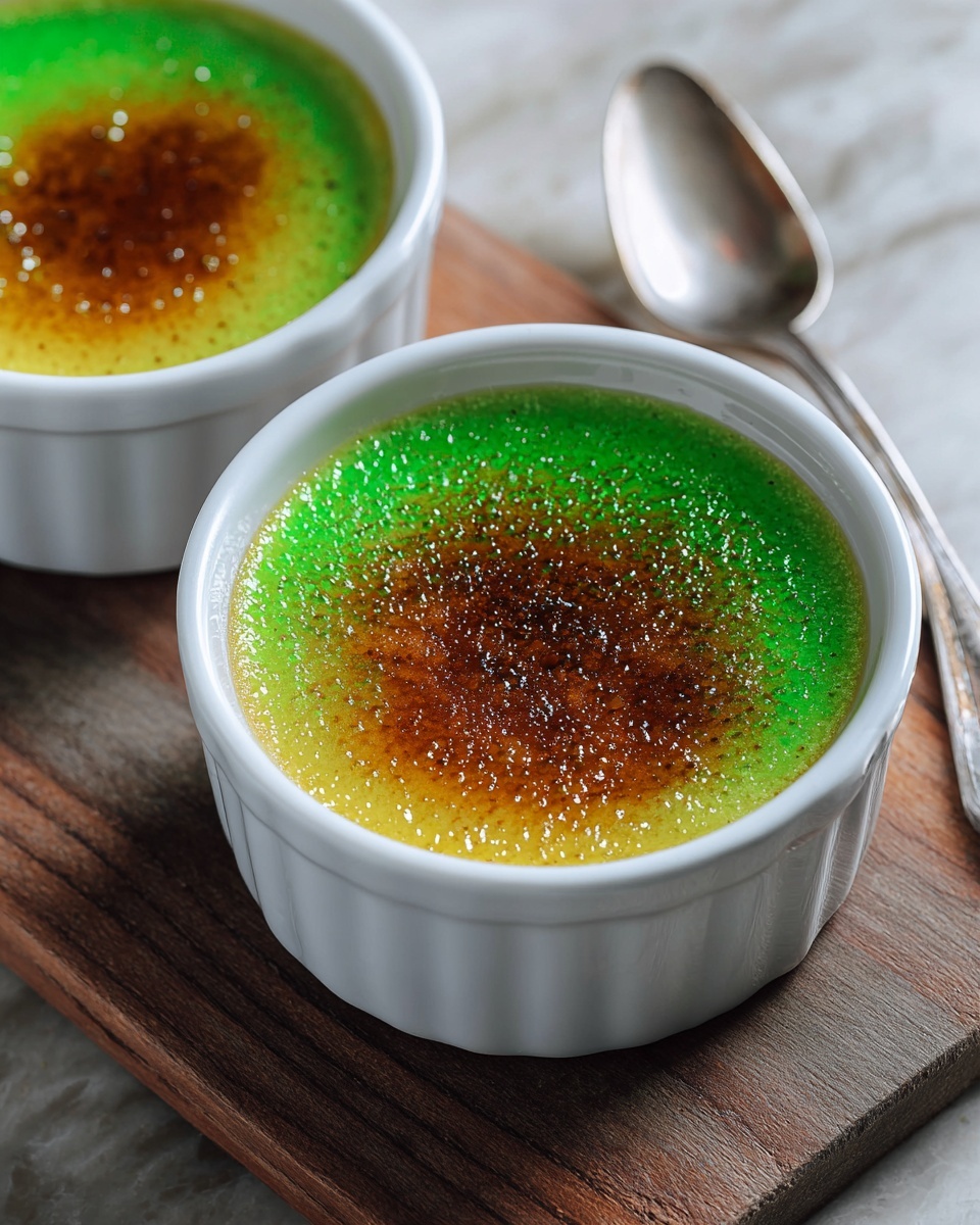 Pandan Creme Brûlée Recipe - Recipe Image
