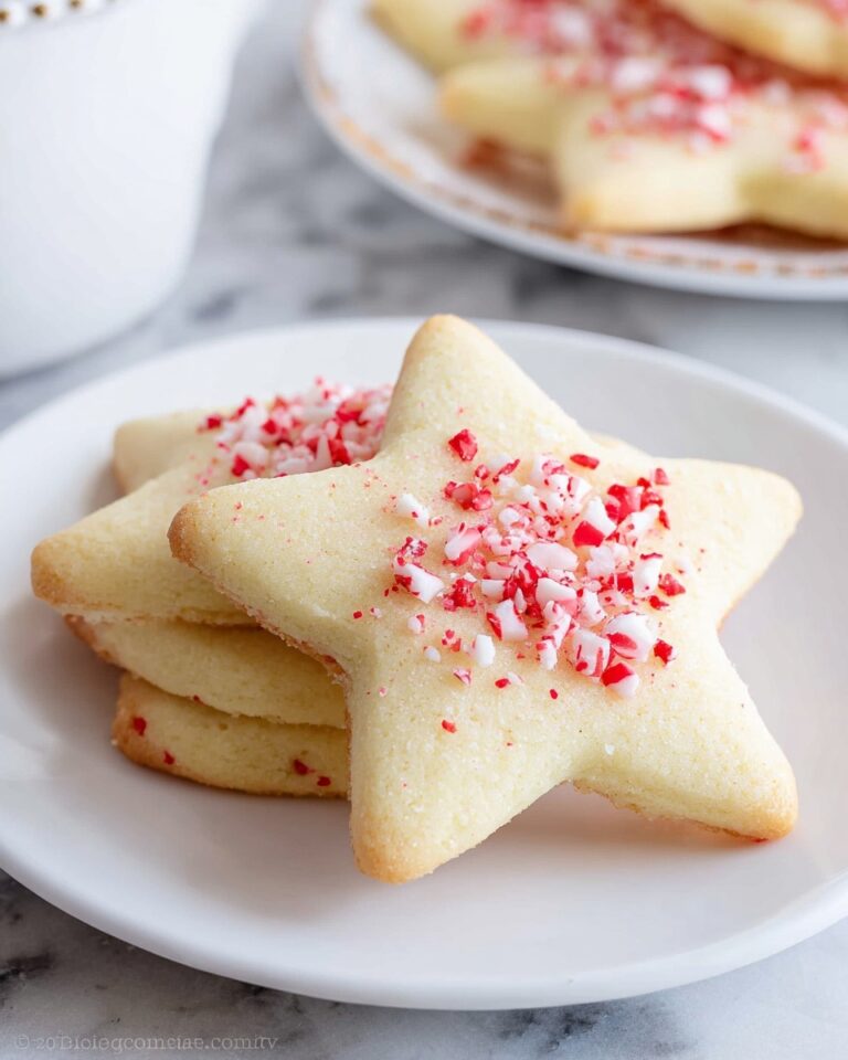 Sugar Cookies with Crushed Peppermint Recipe