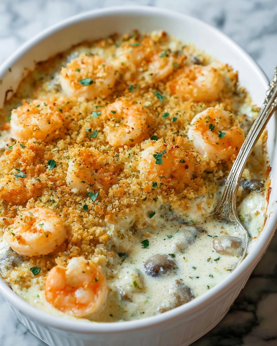 New England Seafood Casserole Recipe - Recipe Image