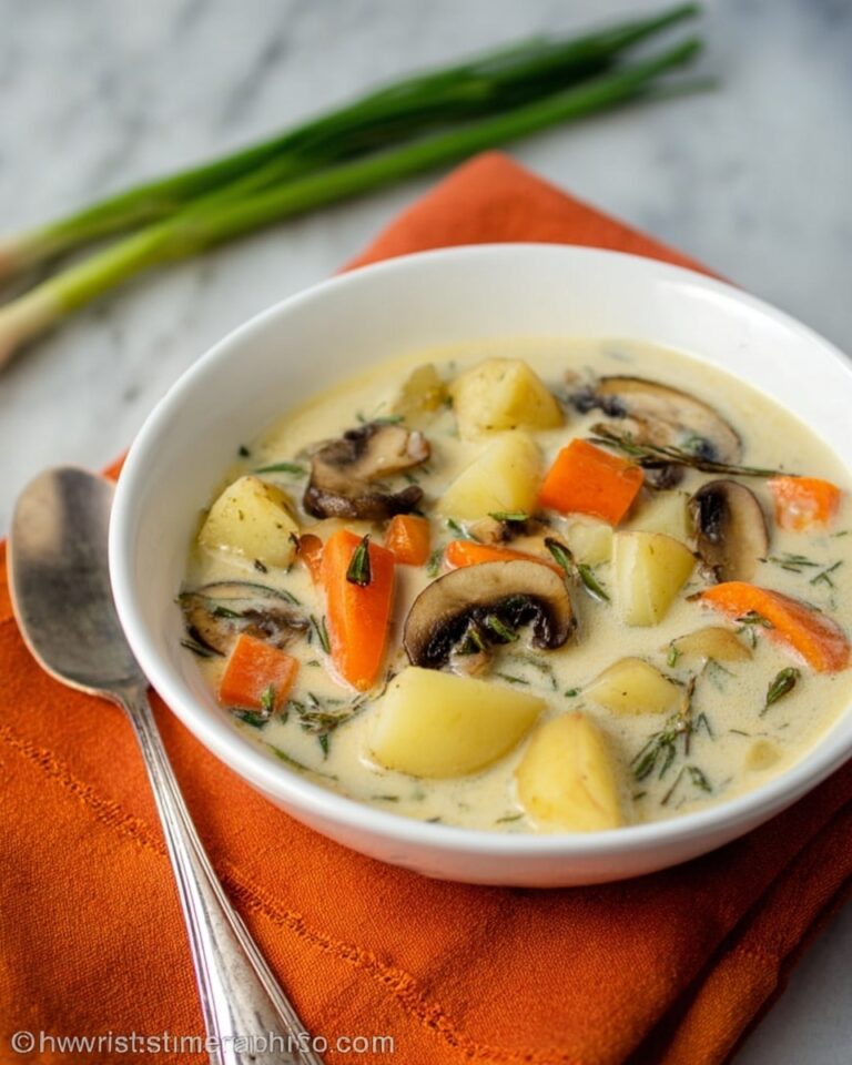 Russian Mushroom and Potato Soup Recipe