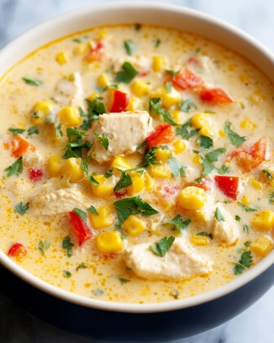 Creamy Chicken Corn Chowder Recipe - Recipe Image