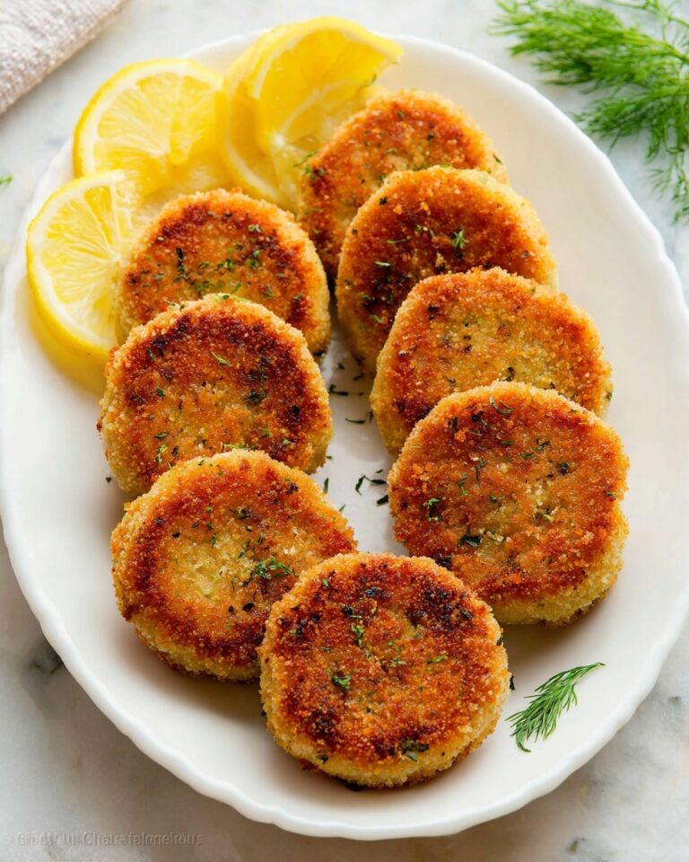 Easy Chicken Patties with Lemon and Dill Recipe