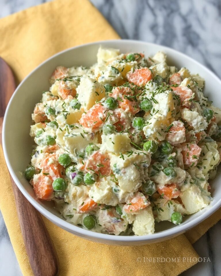 Chicken Olivye (Chicken Potato Salad) Recipe