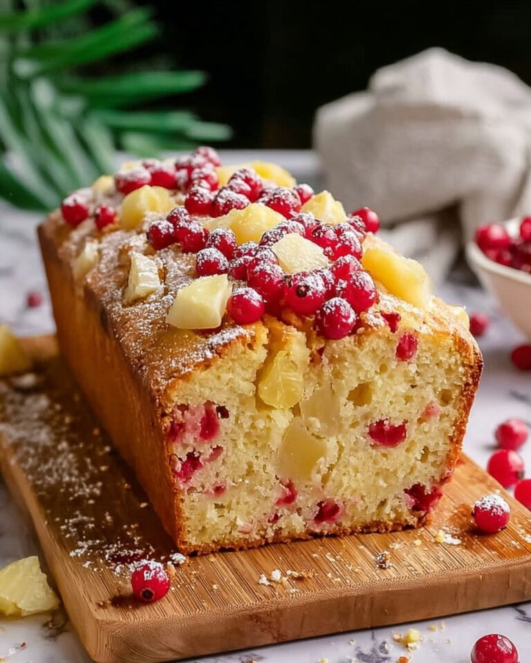 Pineapple Cherry Quick Bread: A Bright, Moist, and Easy Fruit Loaf Recipe