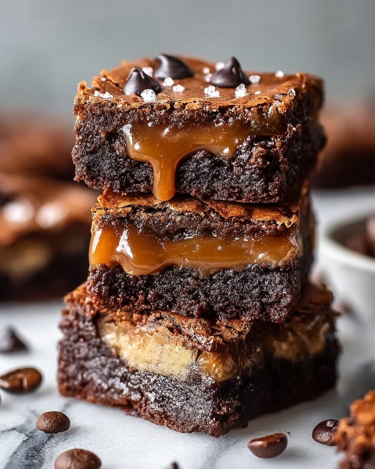 Coffee Caramel Blondies Recipe