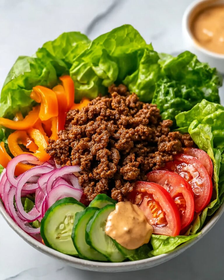 Healthy Burger Bowls with Special Sauce Recipe