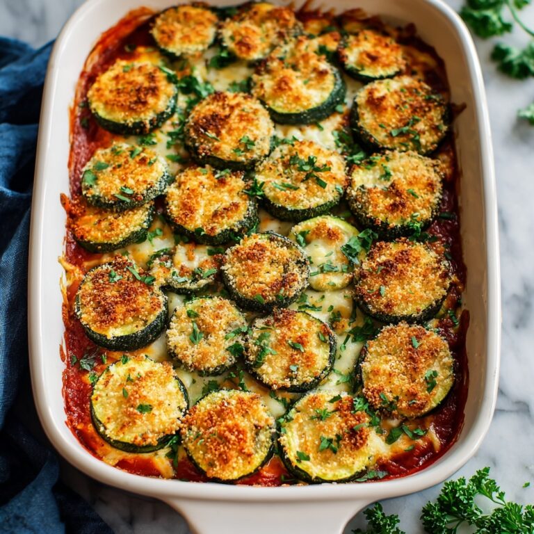 Three Cheese Zucchini Parmesan Recipe
