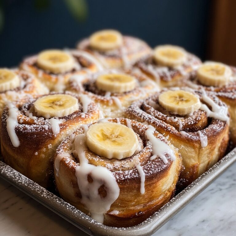 Banana Bread Cinnamon Rolls Recipe