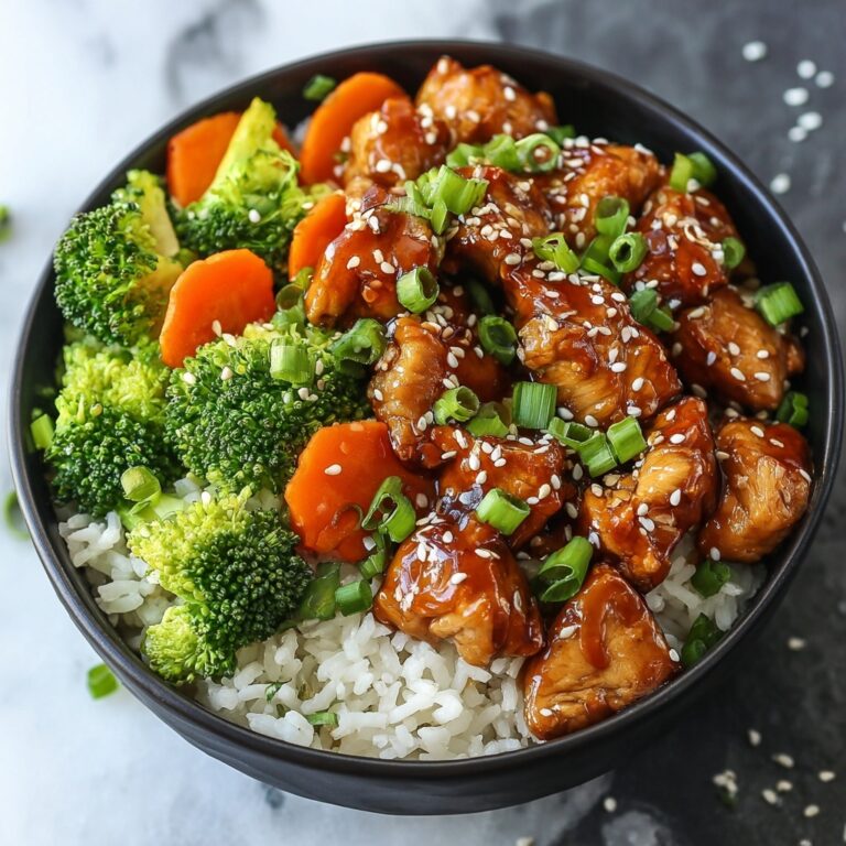 Teriyaki Turkey Rice Bowl Recipe