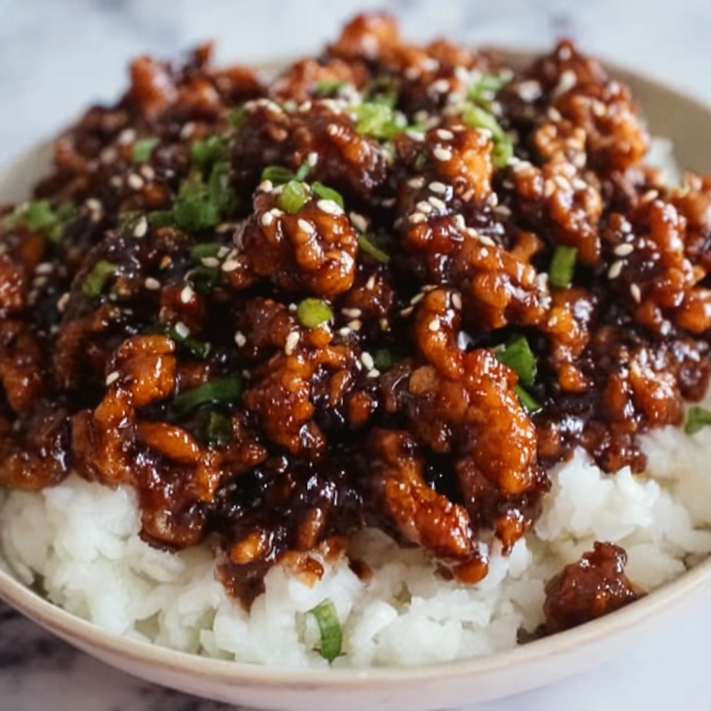 Spicy Honey Ground Chicken Stir-Fry Recipe - Recipe Image
