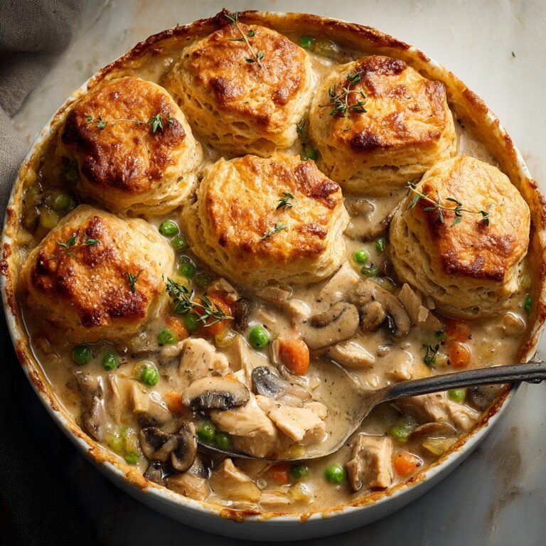 Golden Chicken Pot Pie with Puff Pastry Crust Recipe